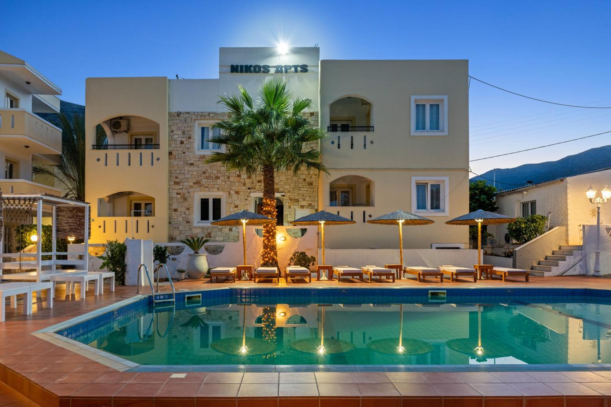Nikos Apartments Stalida Exterior foto